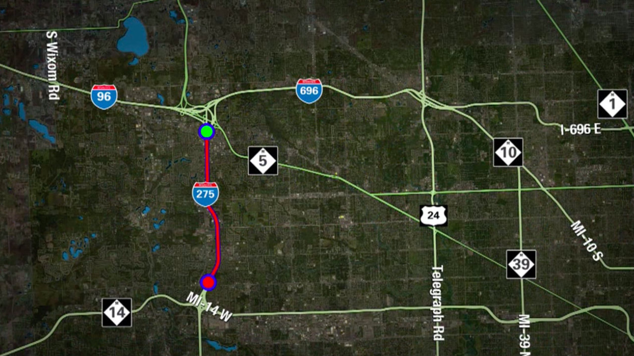 Southbound I275 closure in effect; detour information here